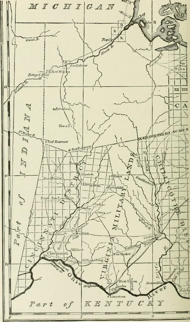 An illustration from Narrative and critical history of America, 1884, leaf 565