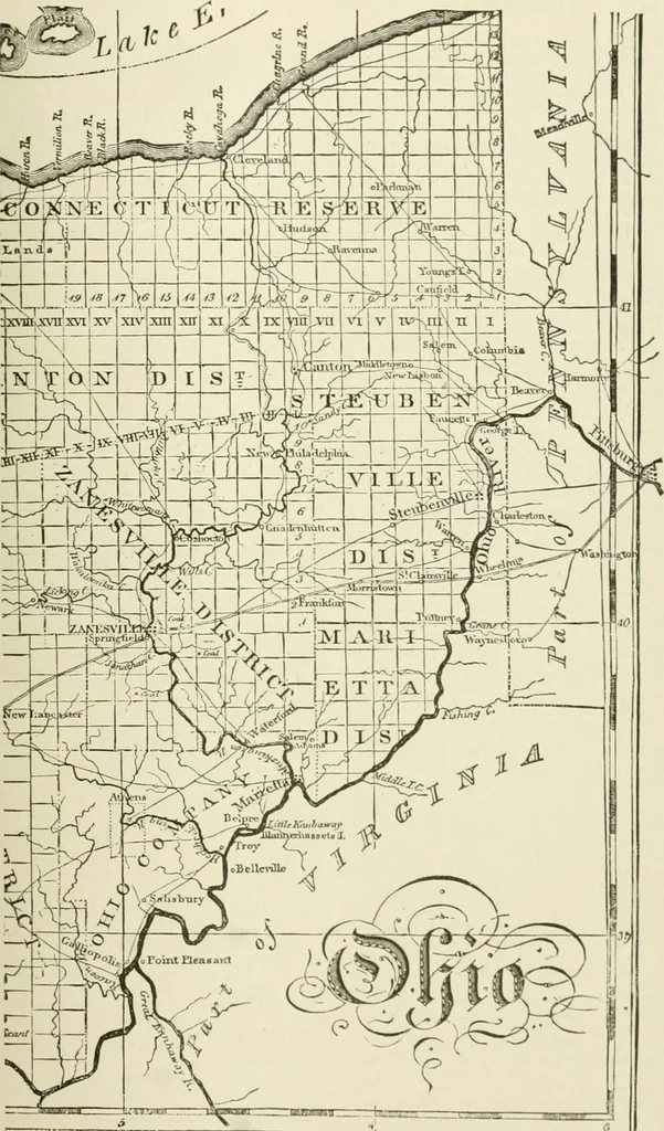 An illustration from Narrative and critical history of America, 1884, leaf 566