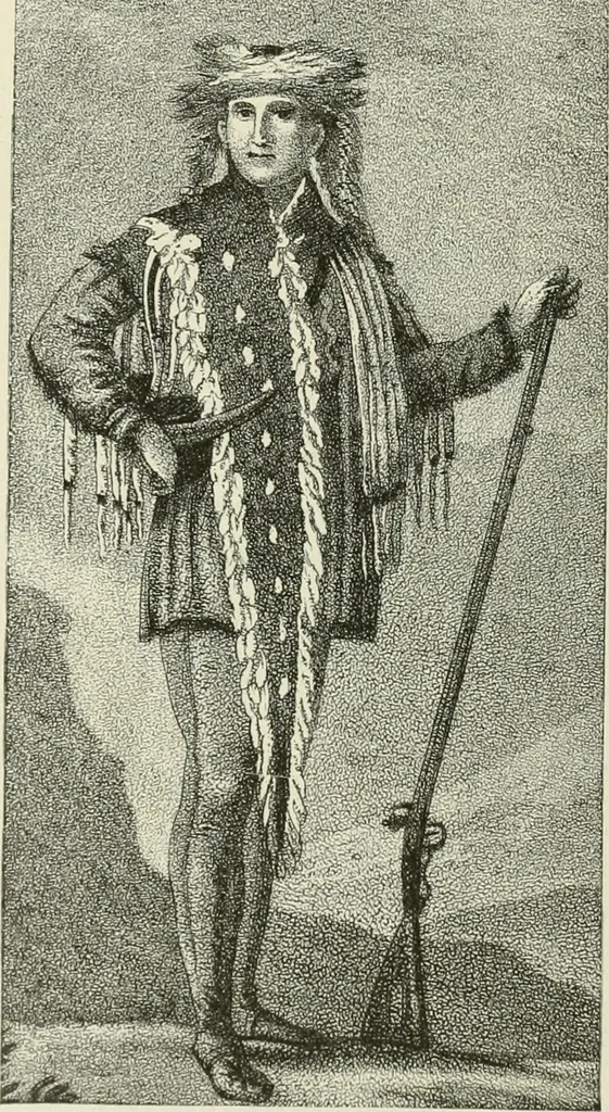 An illustration from Narrative and critical history of America, 1884, leaf 573