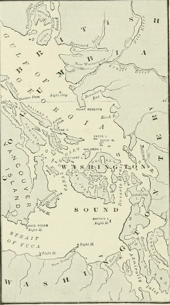 An illustration from Narrative and critical history of America, 1884, leaf 577