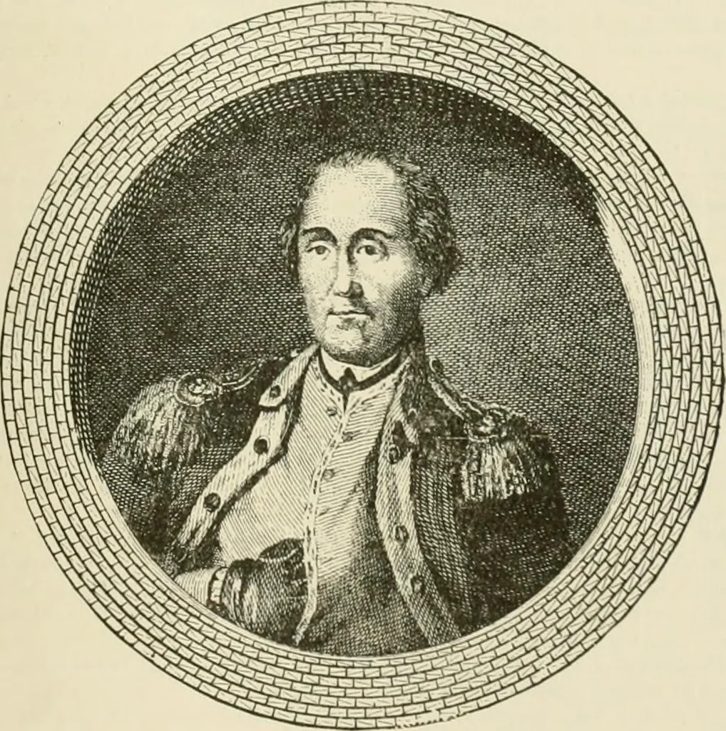 An illustration from Narrative and critical history of America, 1884, leaf 582