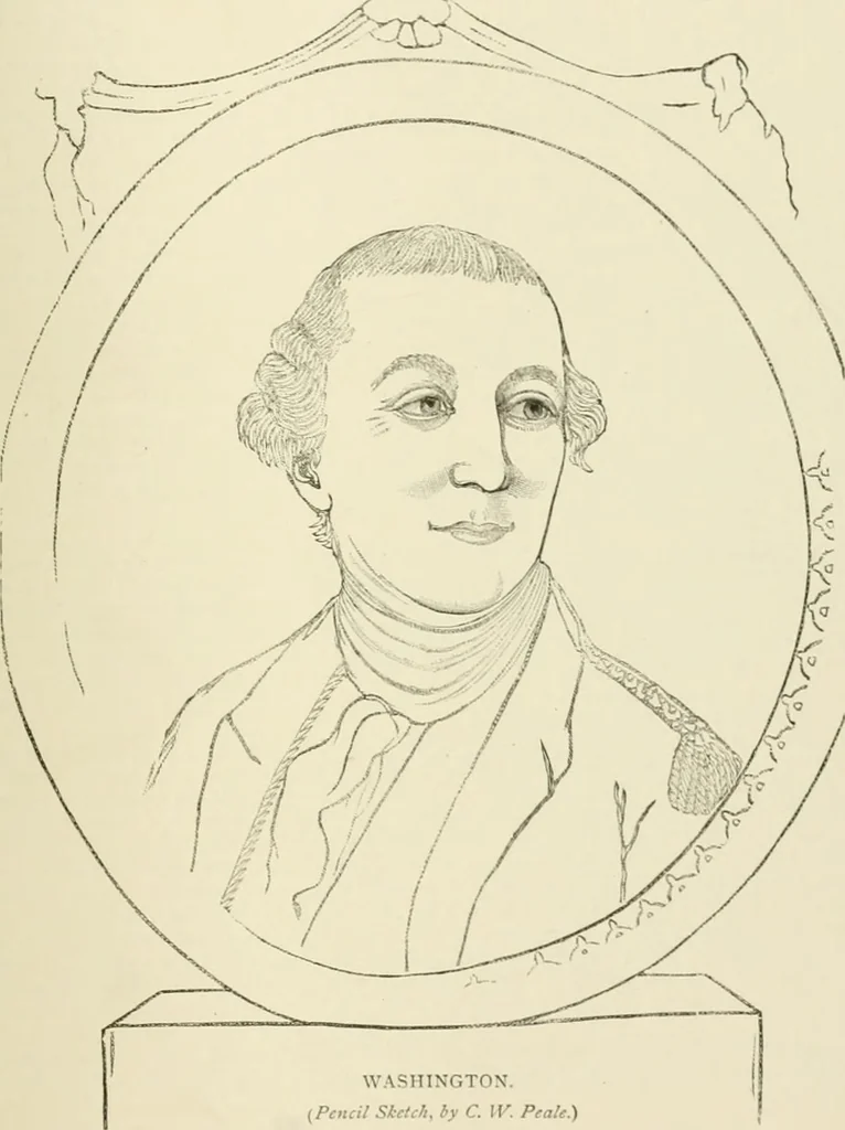 An illustration from Narrative and critical history of America, 1884, leaf 584