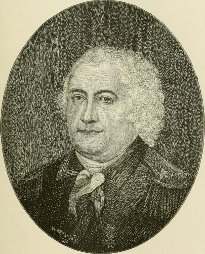 An illustration from Narrative and critical history of America, 1884, leaf 72