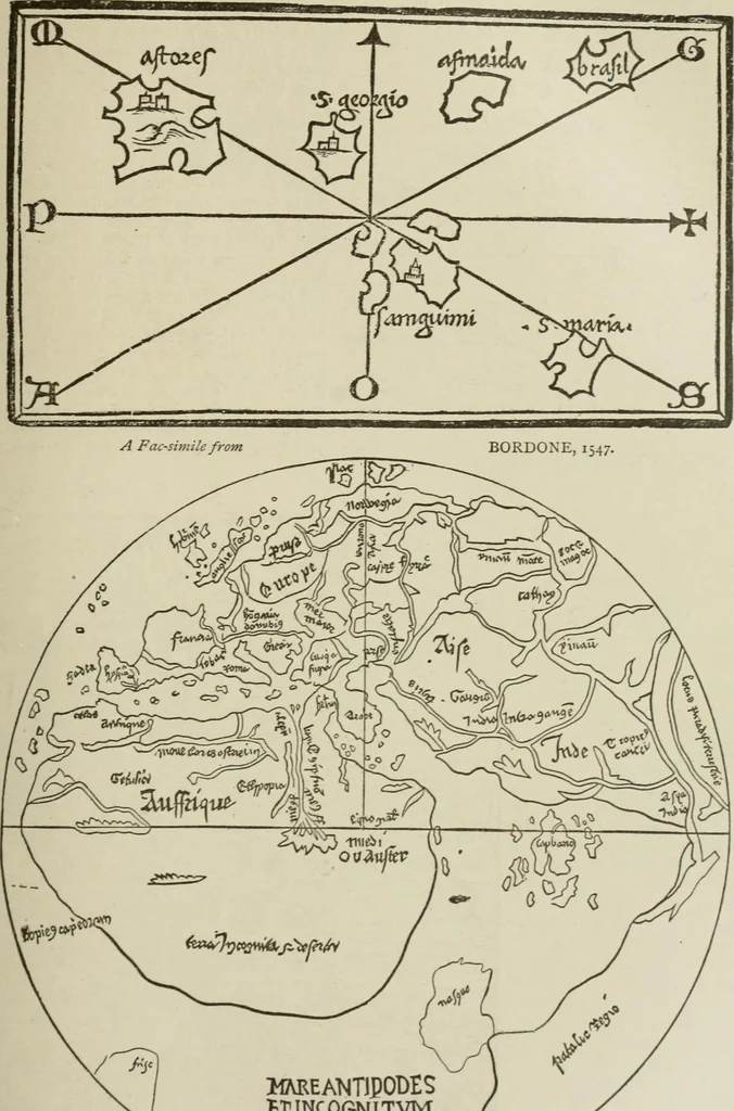 An illustration from Narrative and critical history of America, 1884, leaf 114