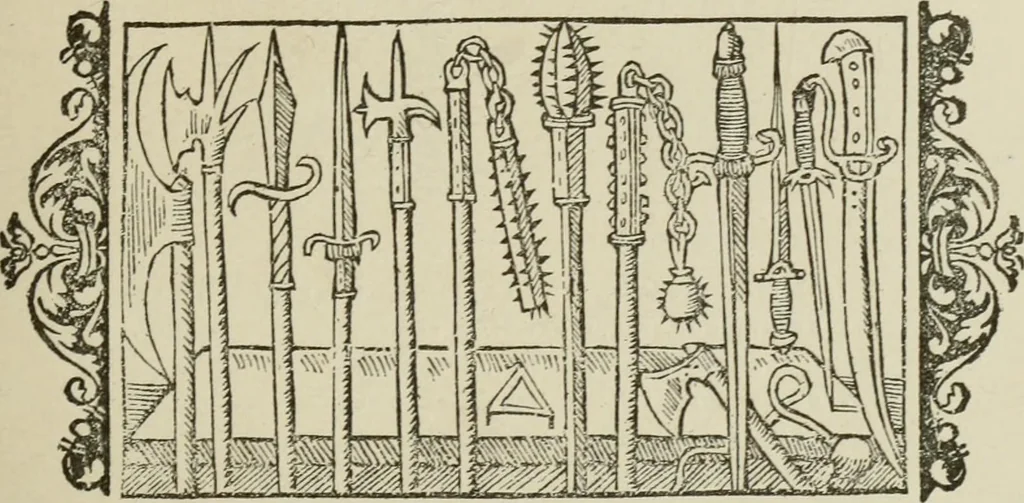 An illustration from Narrative and critical history of America, 1884, leaf 122