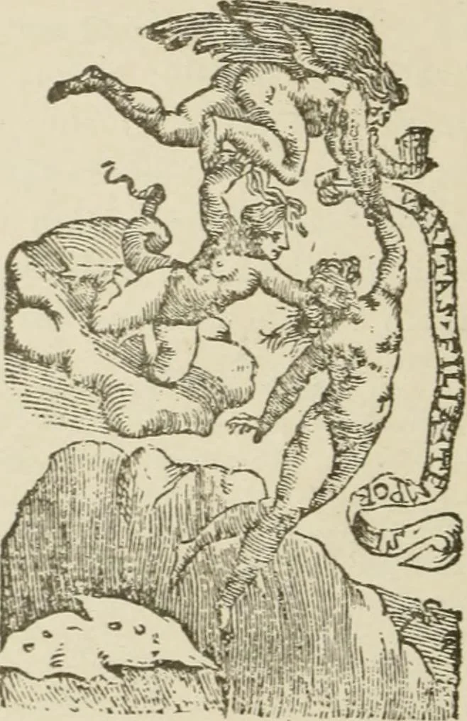 An illustration from Narrative and critical history of America, 1884, leaf 127