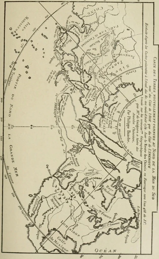 An illustration from Narrative and critical history of America, 1884, leaf 136