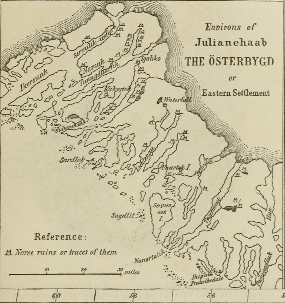 An illustration from Narrative and critical history of America, 1884, leaf 146