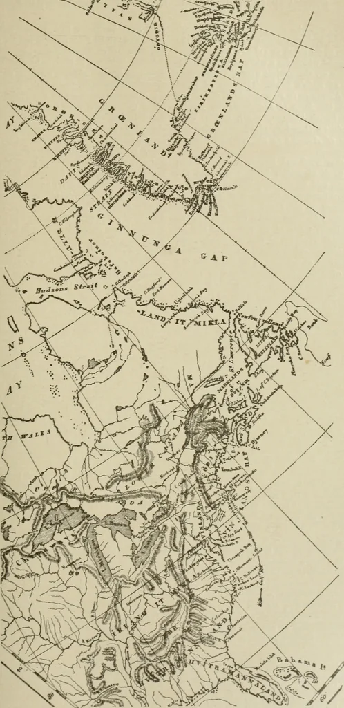 An illustration from Narrative and critical history of America, 1884, leaf 152