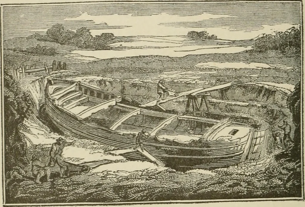 An illustration from Narrative and critical history of America, 1884, leaf 167