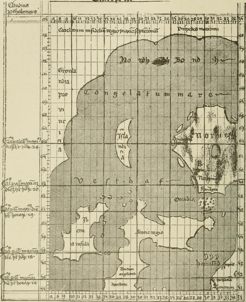 An illustration from Narrative and critical history of America, 1884, leaf 175