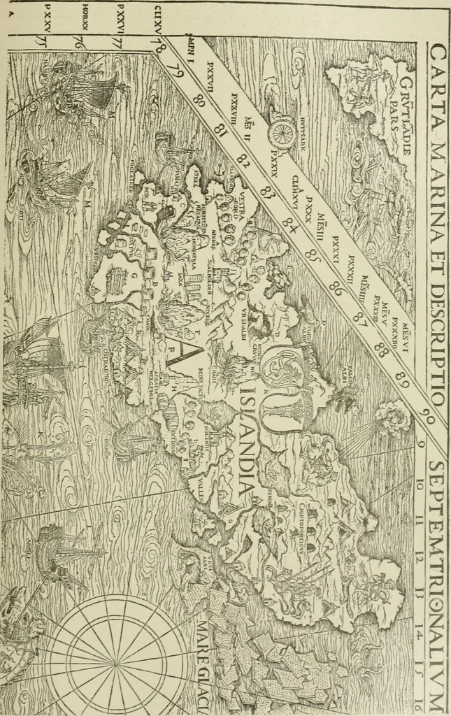 An illustration from Narrative and critical history of America, 1884, leaf 180