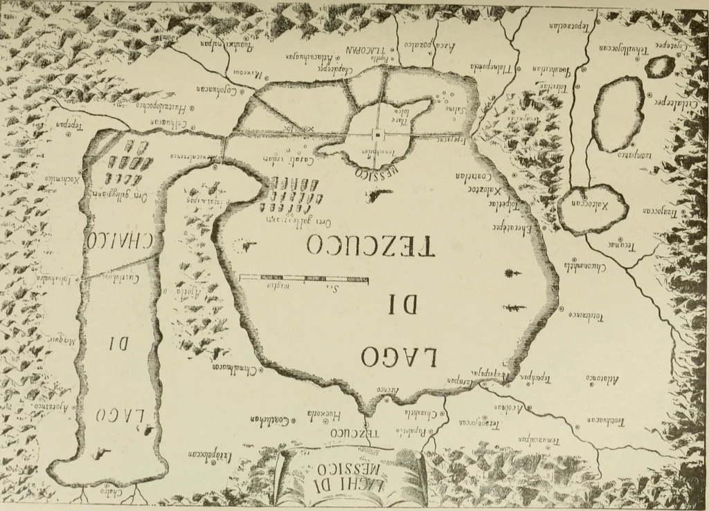 An illustration from Narrative and critical history of America, 1884, leaf 200