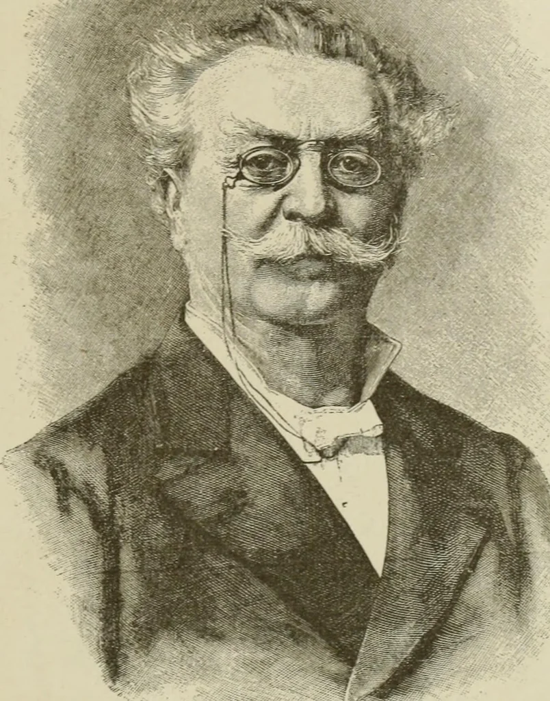 An illustration from Narrative and critical history of America, 1884, leaf 244
