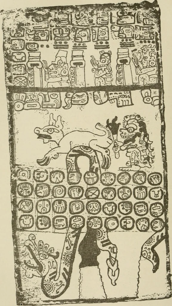 An illustration from Narrative and critical history of America, 1884, leaf 263