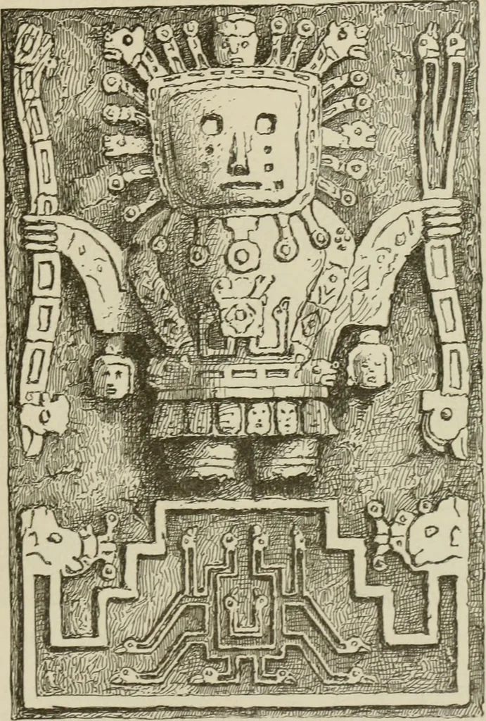 An illustration from Narrative and critical history of America, 1884, leaf 274