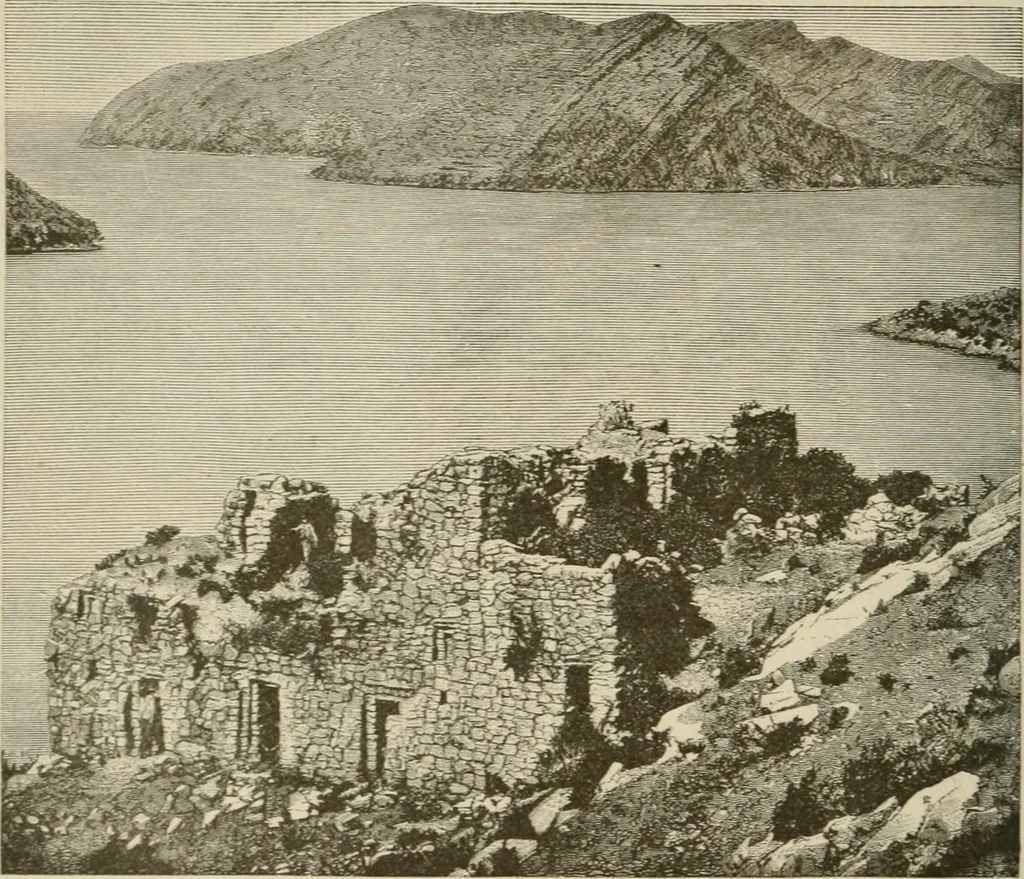 An illustration from Narrative and critical history of America, 1884, leaf 303