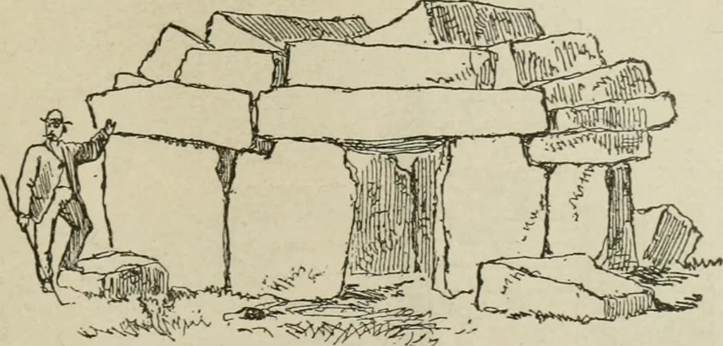 An illustration from Narrative and critical history of America, 1884, leaf 306
