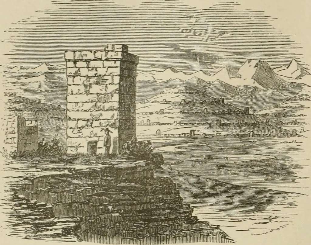 An illustration from Narrative and critical history of America, 1884, leaf 307
