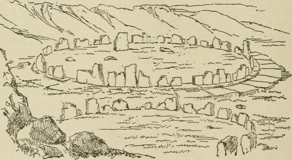An illustration from Narrative and critical history of America, 1884, leaf 307