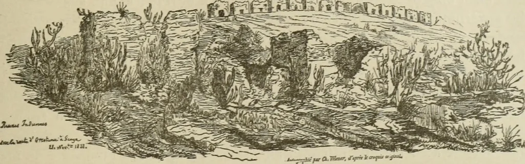 An illustration from Narrative and critical history of America, 1884, leaf 308