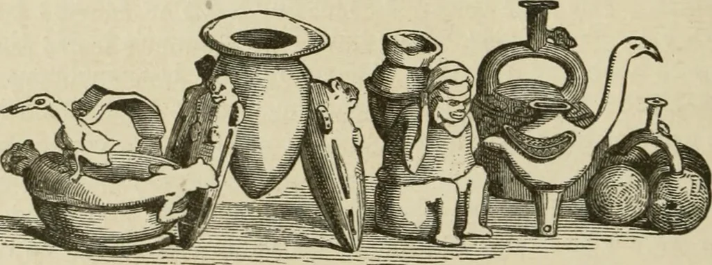 An illustration from Narrative and critical history of America, 1884, leaf 313