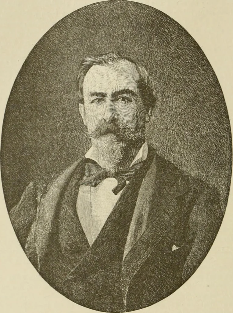 An illustration from Narrative and critical history of America, 1884, leaf 331