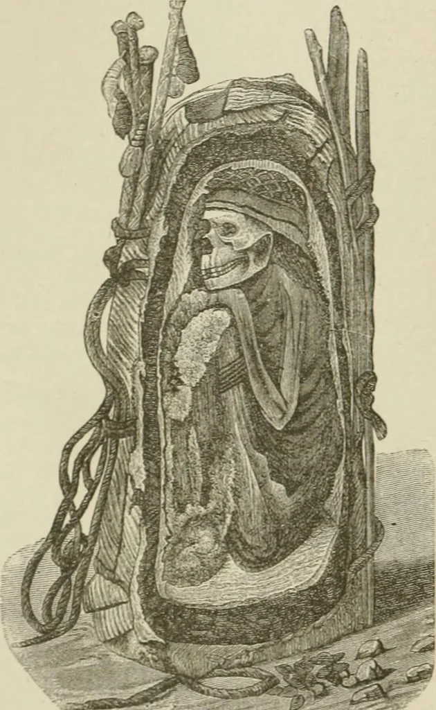 An illustration from Narrative and critical history of America, 1884, leaf 333