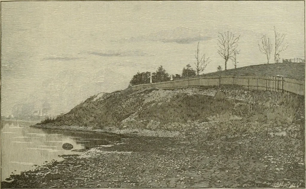 An illustration from Narrative and critical history of America, 1884, leaf 392