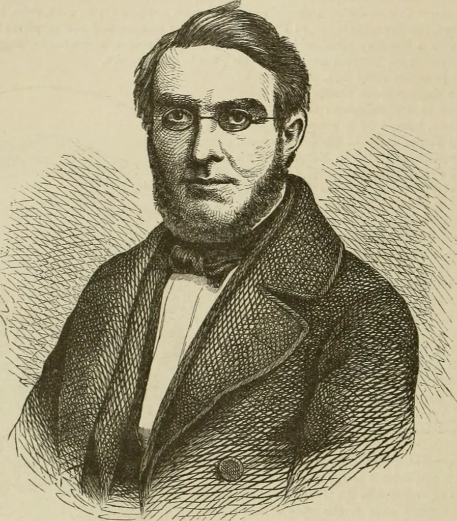An illustration from Narrative and critical history of America, 1884, leaf 435