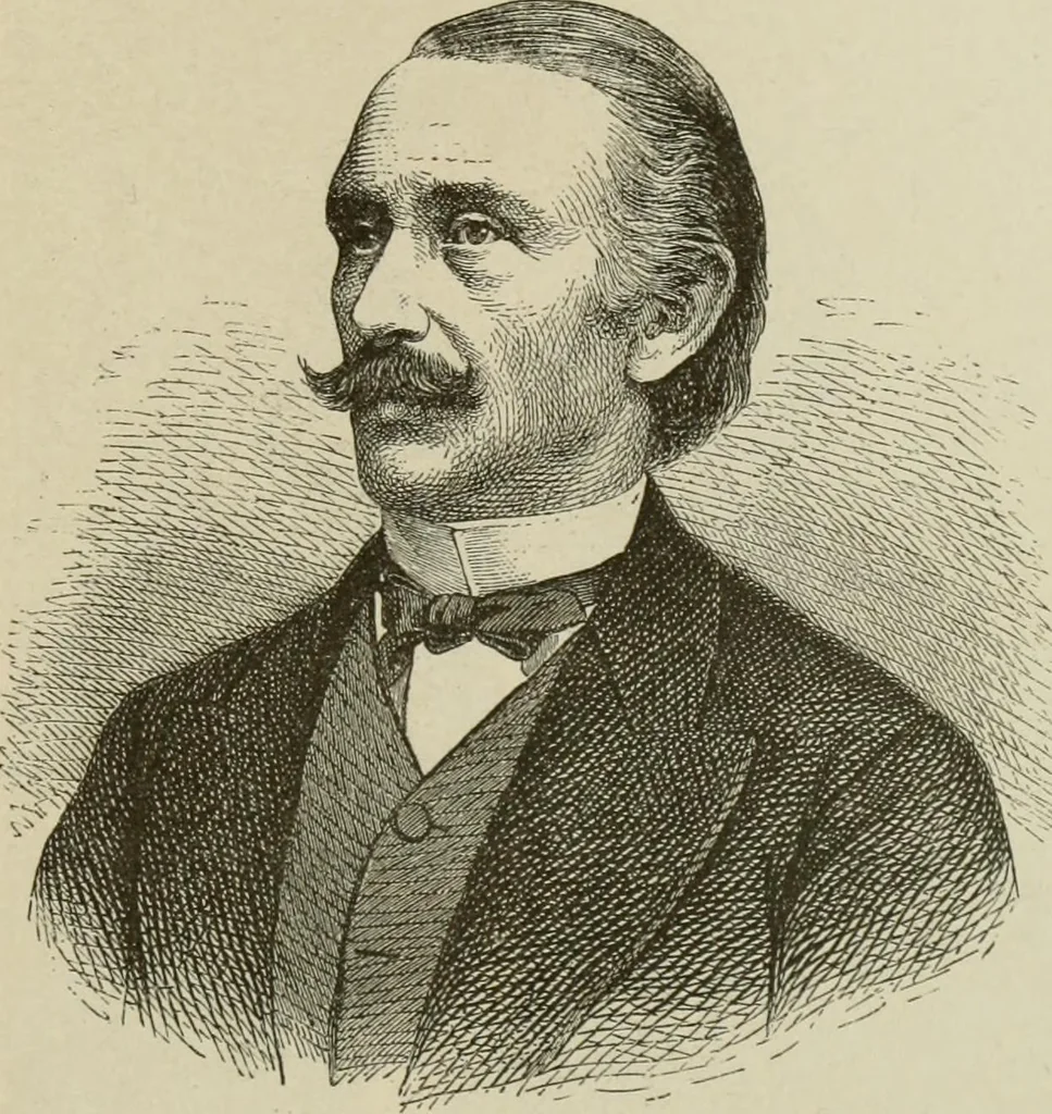 An illustration from Narrative and critical history of America, 1884, leaf 448