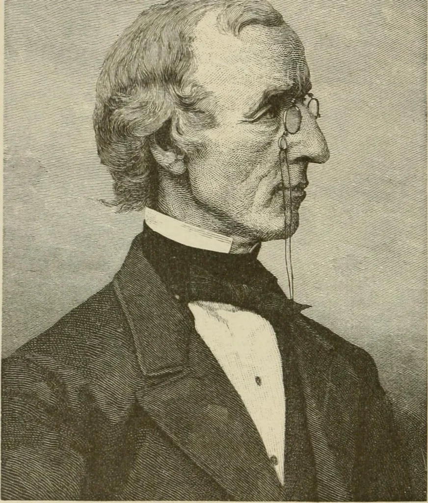 An illustration from Narrative and critical history of America, 1884, leaf 449