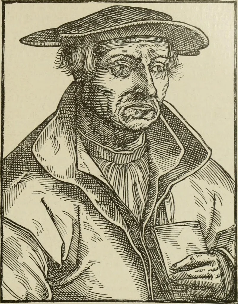 An illustration from Narrative and critical history of America, 1884, leaf 46