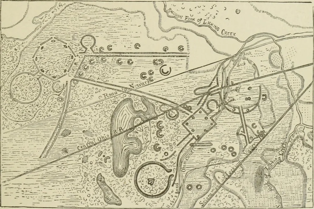 An illustration from Narrative and critical history of America, 1884, leaf 464
