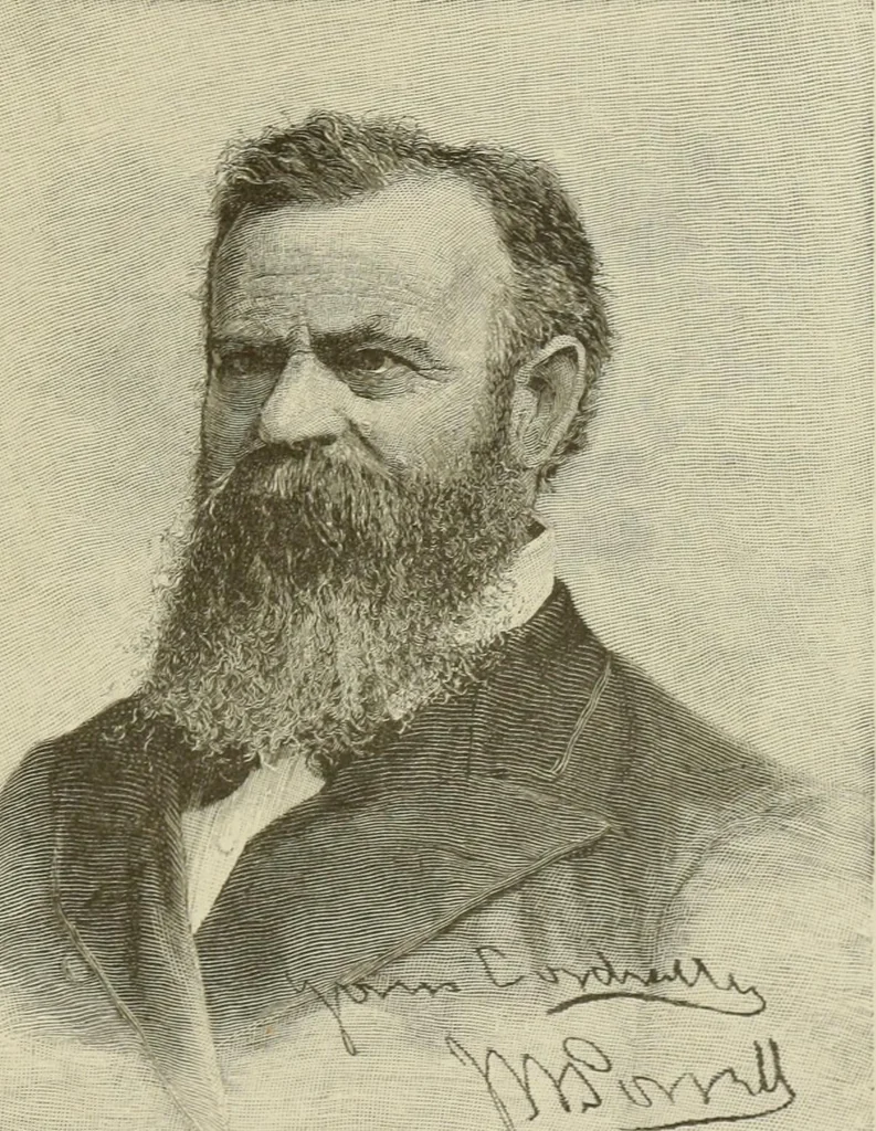 An illustration from Narrative and critical history of America, 1884, leaf 468