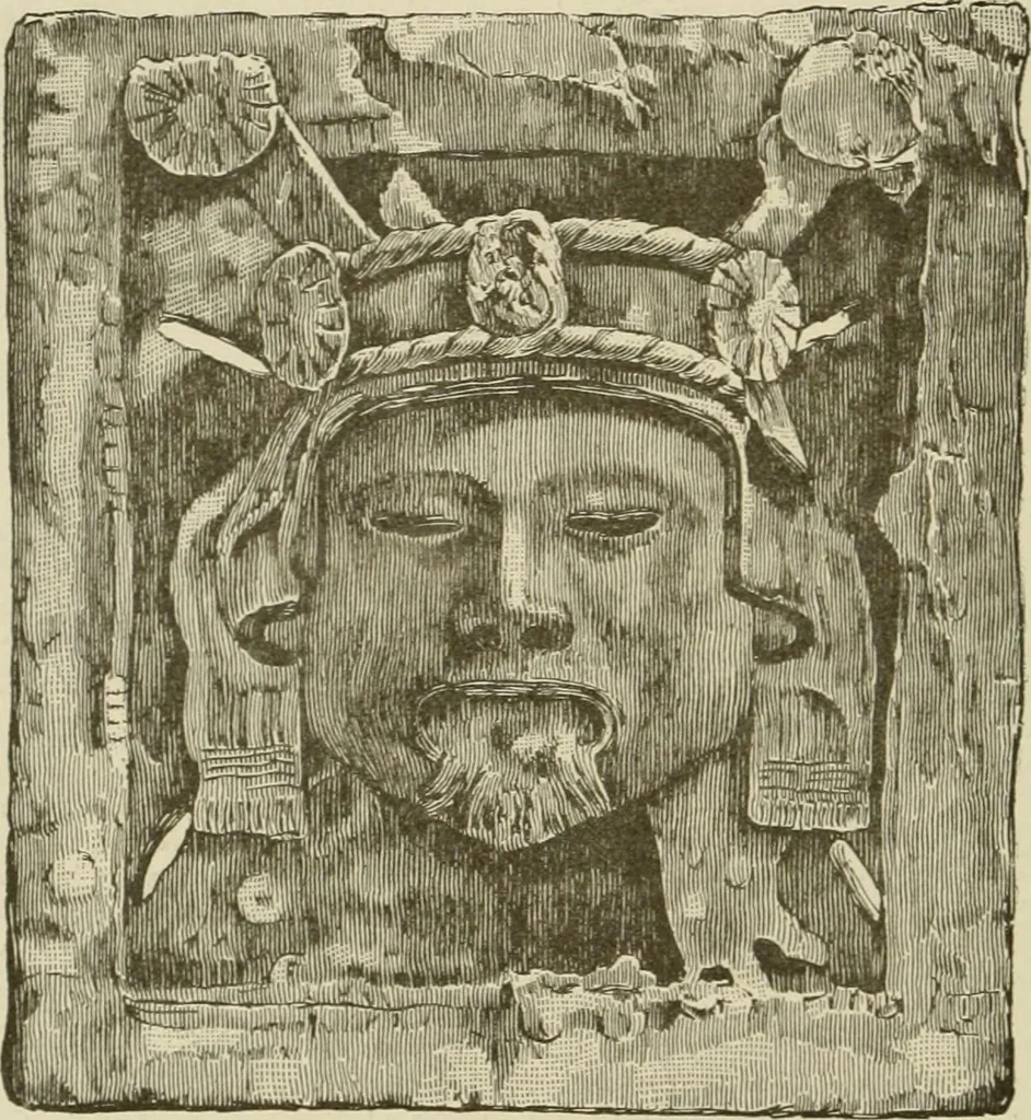 An illustration from Narrative and critical history of America, 1884, leaf 489