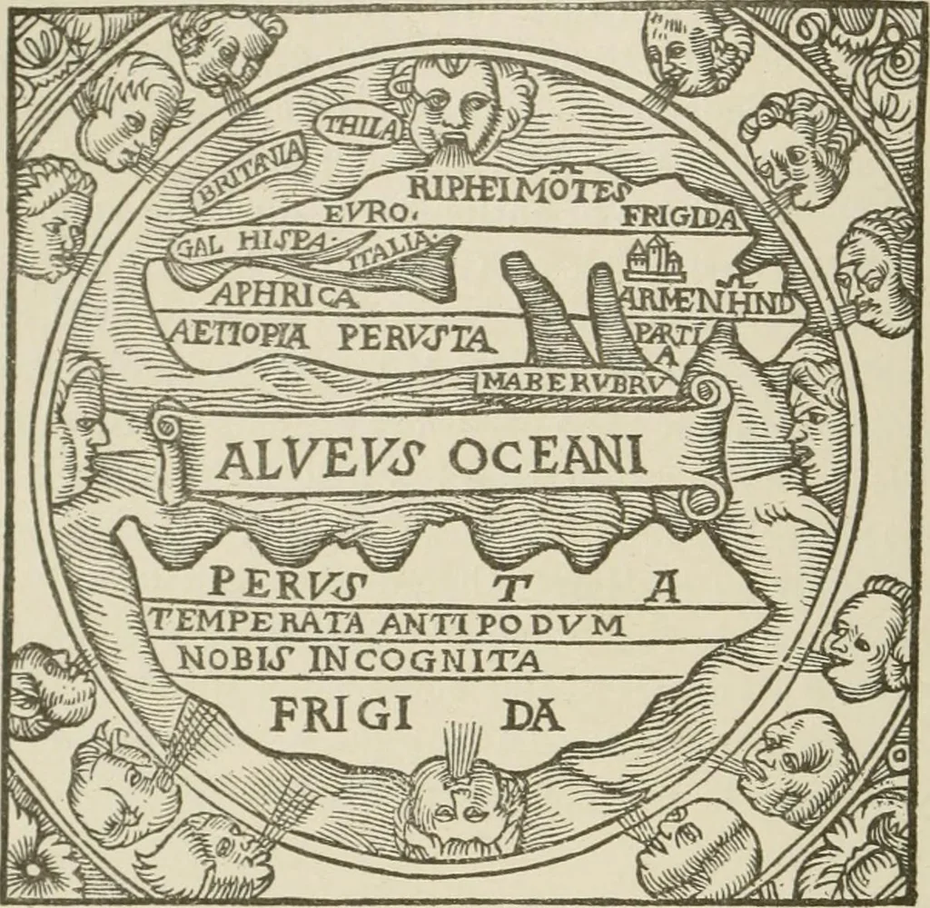An illustration from Narrative and critical history of America, 1884, leaf 67