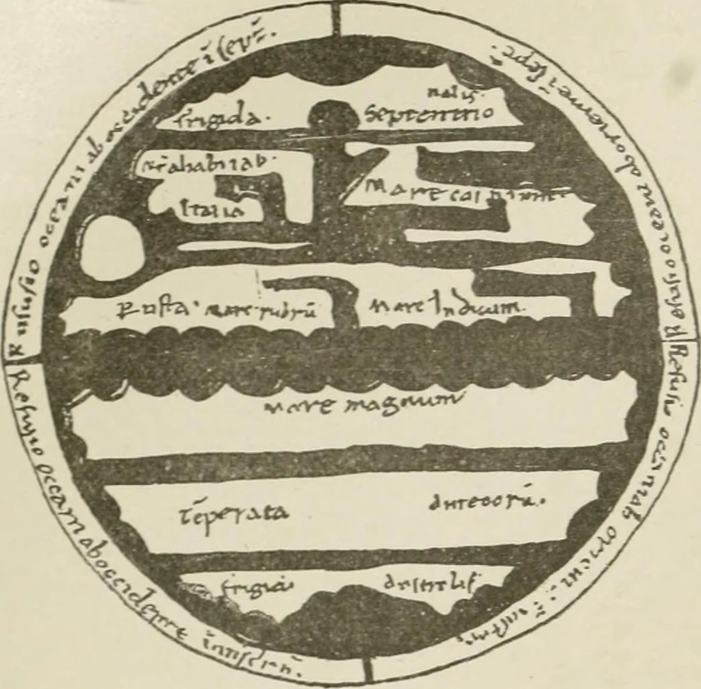 An illustration from Narrative and critical history of America, 1884, leaf 69