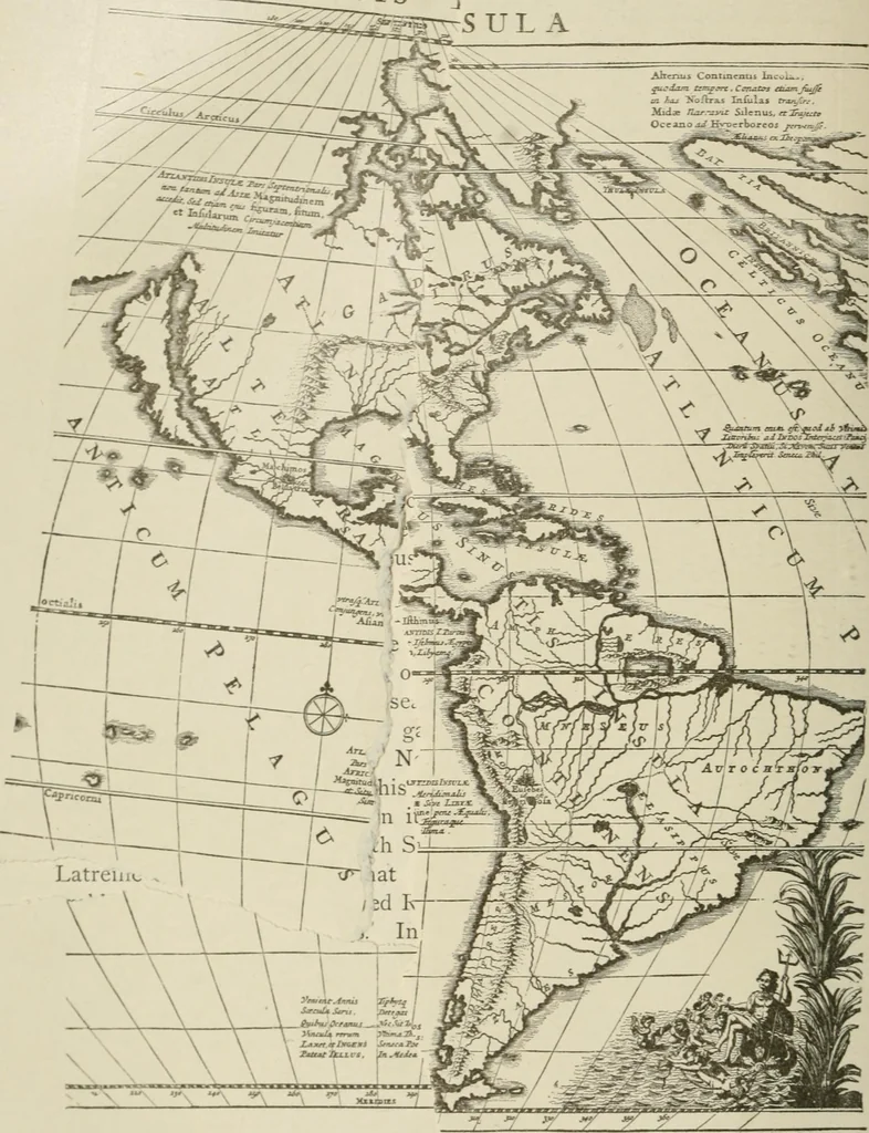 An illustration from Narrative and critical history of America, 1884, leaf 75