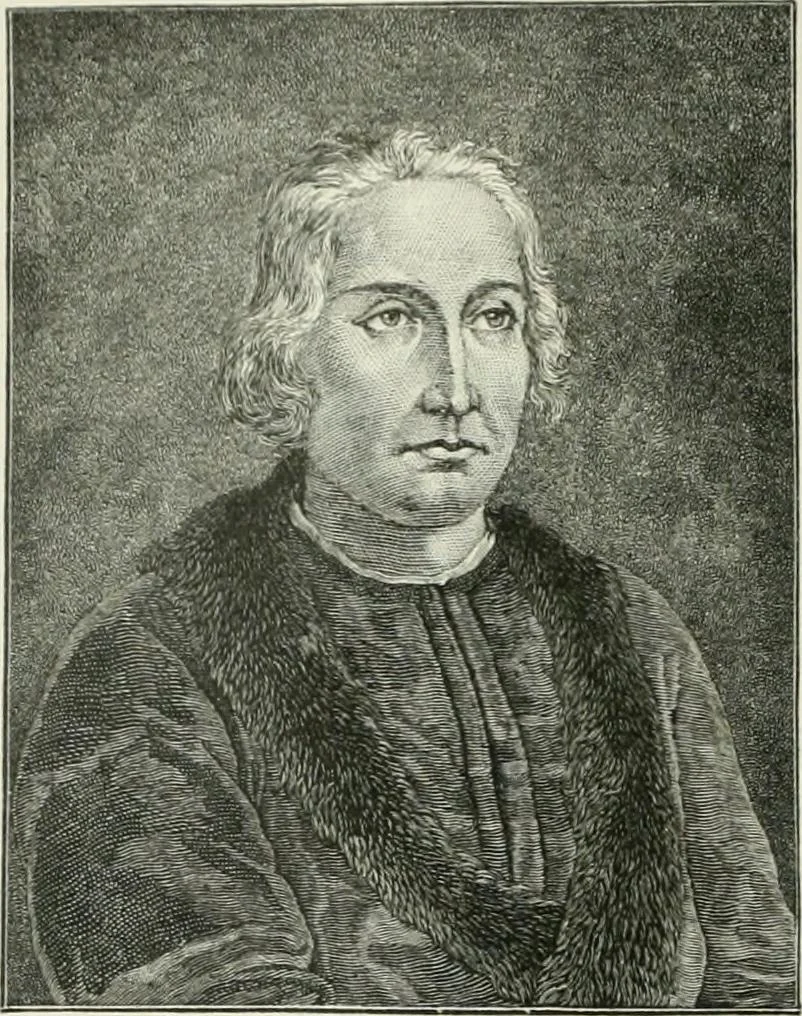 An illustration from Narrative and critical history of America, 1884, leaf 103