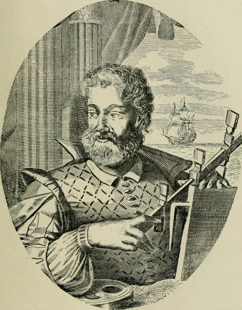 An illustration from Narrative and critical history of America, 1884, leaf 104