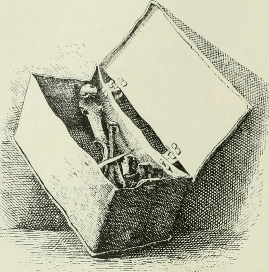 An illustration from Narrative and critical history of America, 1884, leaf 105
