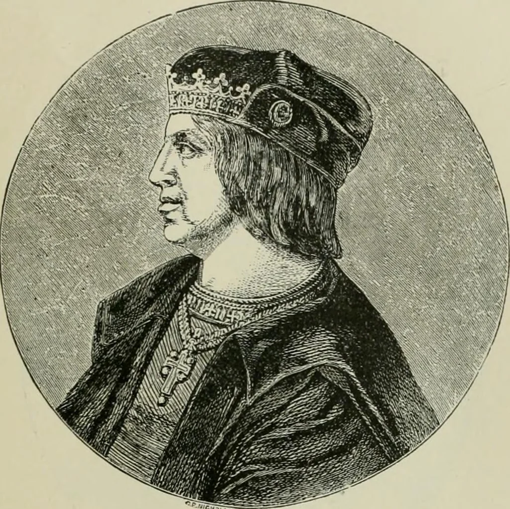 An illustration from Narrative and critical history of America, 1884, leaf 110