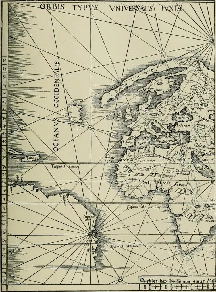An illustration from Narrative and critical history of America, 1884, leaf 136