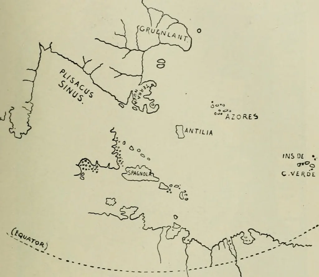An illustration from Narrative and critical history of America, 1884, leaf 140