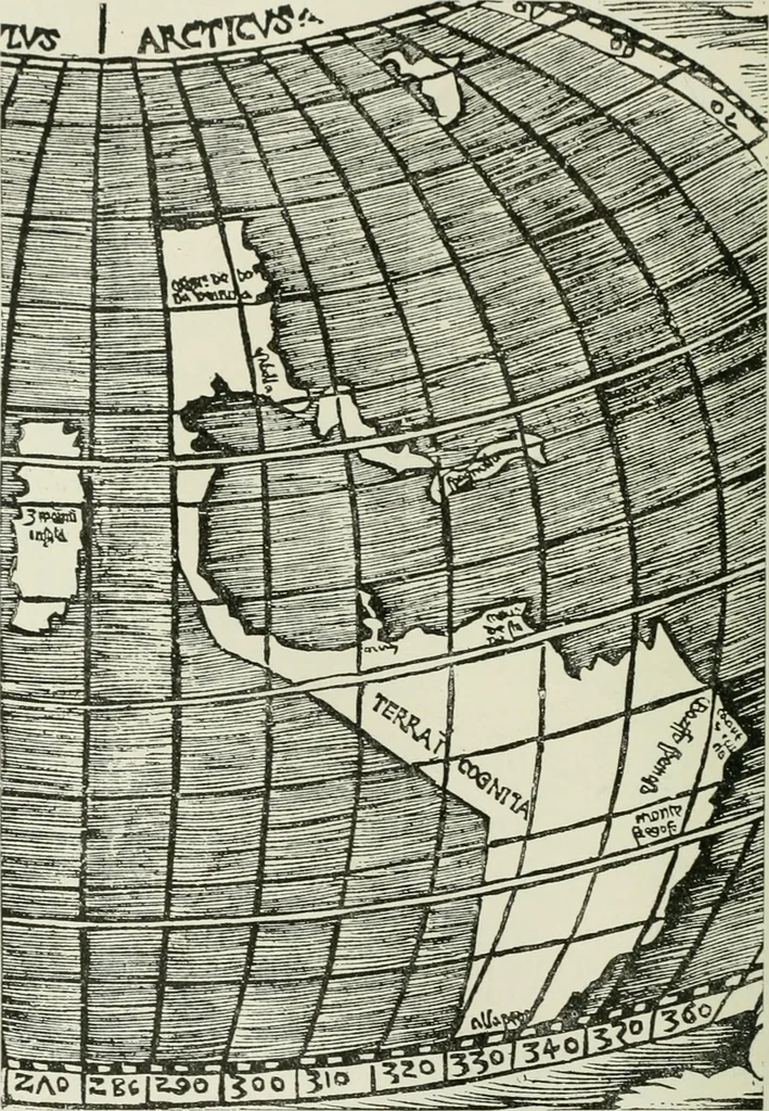 An illustration from Narrative and critical history of America, 1884, leaf 141