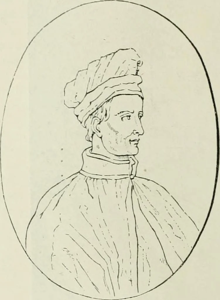 An illustration from Narrative and critical history of America, 1884, leaf 165
