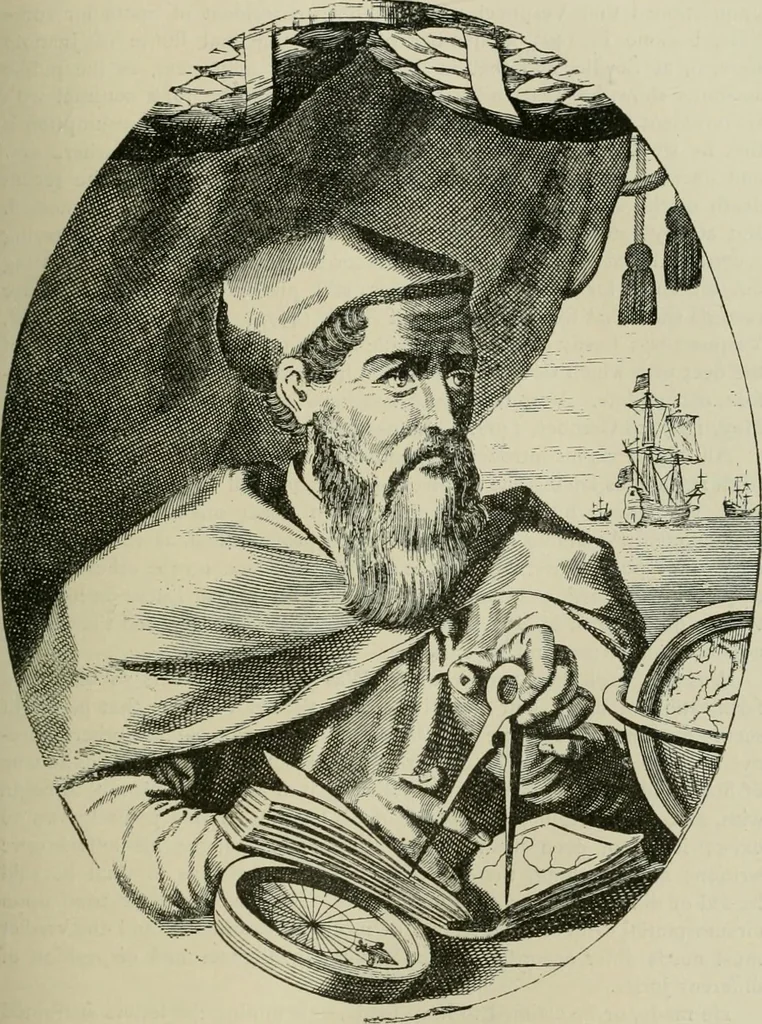 An illustration from Narrative and critical history of America, 1884, leaf 166