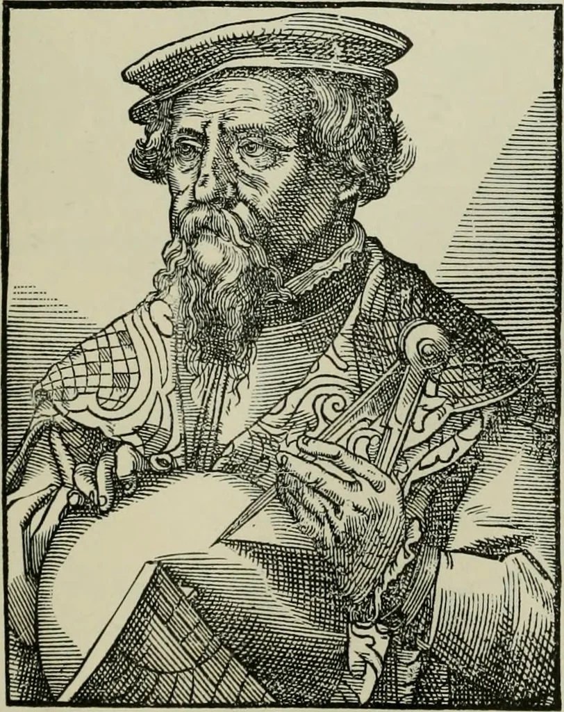 An illustration from Narrative and critical history of America, 1884, leaf 204