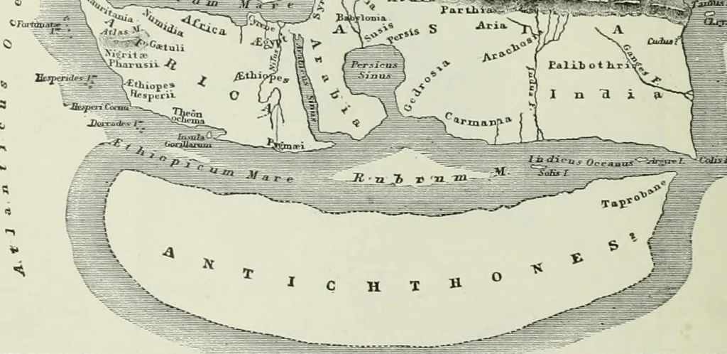 An illustration from Narrative and critical history of America, 1884, leaf 205
